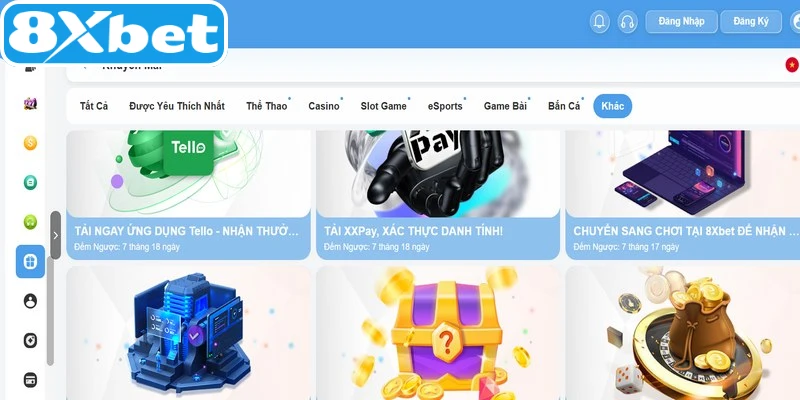 Hệ thống khuyến mãi 8XBET như món quà tri ân đặc biệt